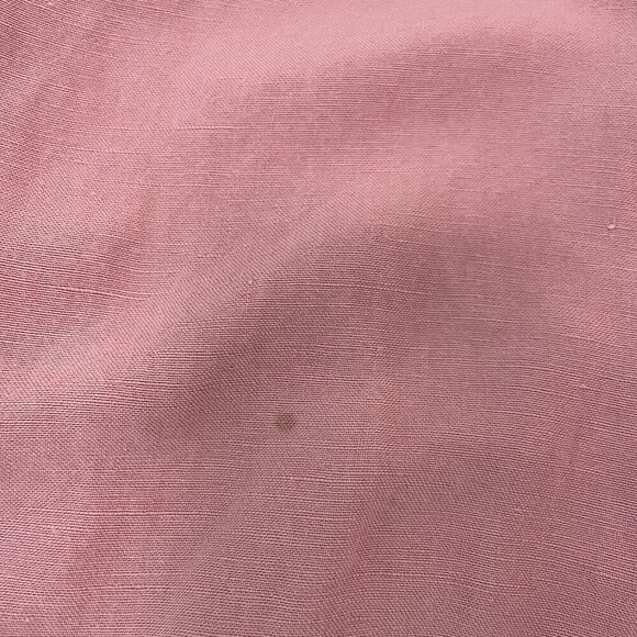 Abercrombie & Fitch Linen Blend Wide Leg Cropped Ankle Pant Pink size Medium - Picture 4 of 8